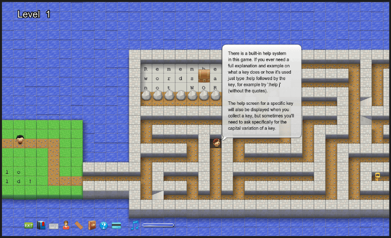 Vim Adventures Screenshot