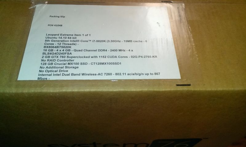 System76 Leopard Extreme 2