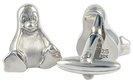 Handcrafted Sterling Silver Tux Cufflinks